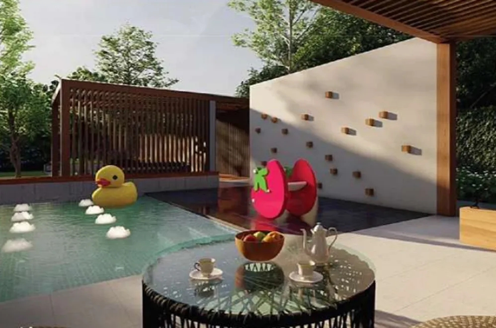Kids Pool with Pavilion - Family Friendly